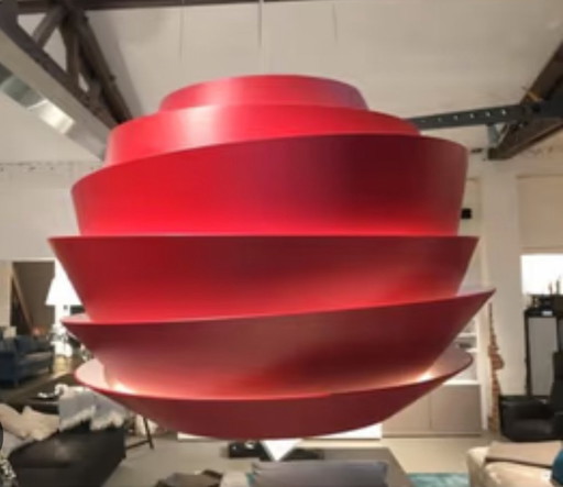 Foscarini Le Soleil Pendant Lamp Red