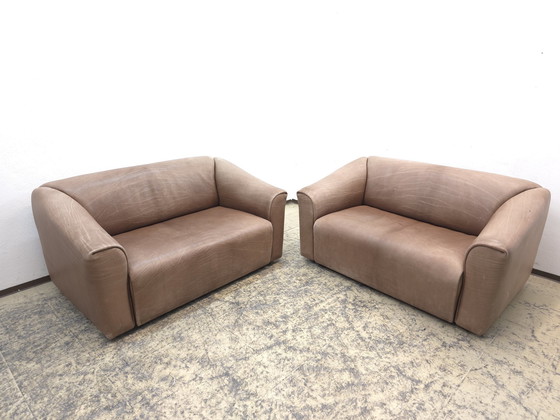 Image 1 of DE SEDE DS 47 Set Divano di design a due posti Neckleder Vintage