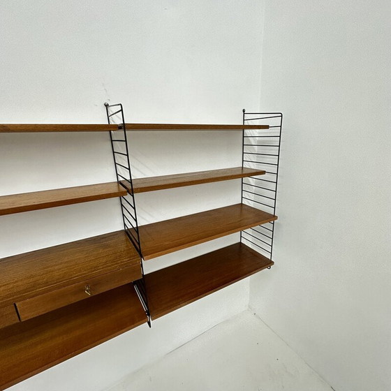 Image 1 of Vintage string wall shelf by Nisse Strinning, 1960