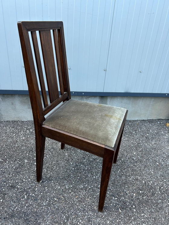 Image 1 of Pair Of Art Deco Chairs