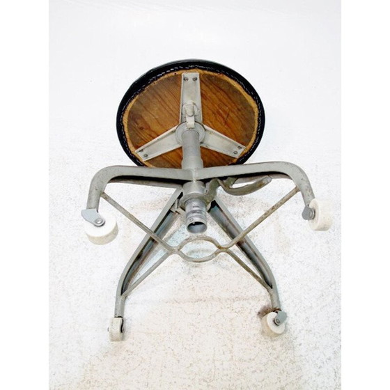 Image 1 of Vintage dentist stool Sweden 1950