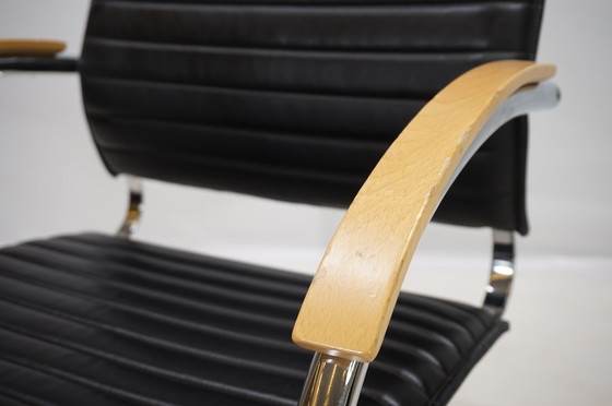 Image 1 of Thonet S74 leather dining chair by Josef Gorica, 1990