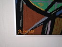 Arazzo/dipinto cubista d'epoca di Picasso