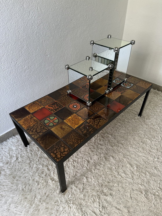 Image 1 of 80's Memphis Style Mirror Stand