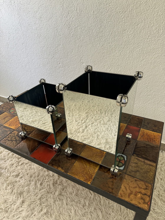 Image 1 of 80's Memphis Style Mirror Stand