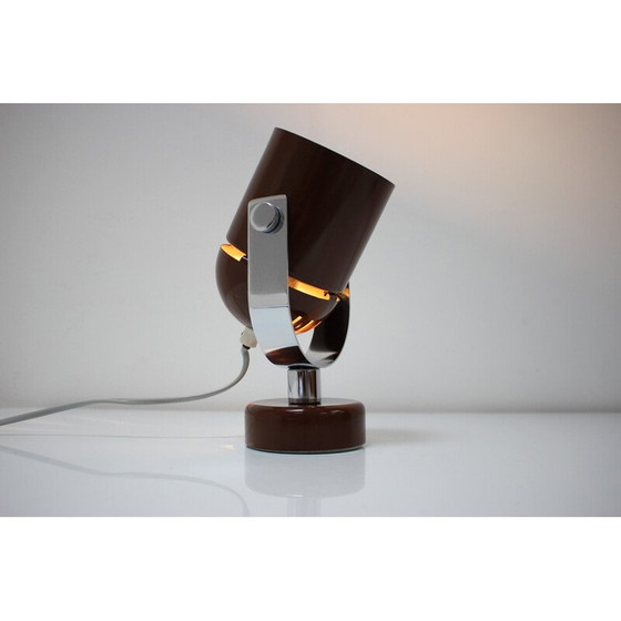 Image 1 of Lampada da parete vintage in metallo e cromo di Stanislav Indra per Combi, Cecoslovacchia 1970