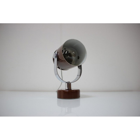 Image 1 of Lampada da parete vintage in metallo e cromo di Stanislav Indra per Combi, Cecoslovacchia 1970
