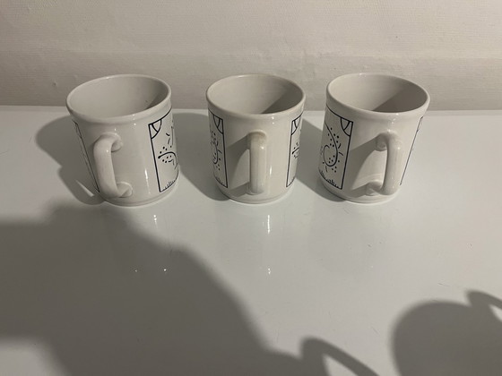 Image 1 of 6x Mugs Mugs Distri Boch Seca England Copenhagen pattern