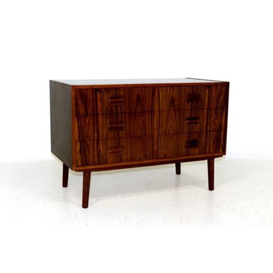 Image 1 of Vintage rosewood and beechwood chest of drawers, Denmark 1960