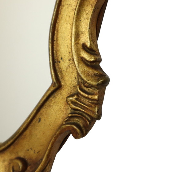 Image 1 of Mid - Century Crested Mirror