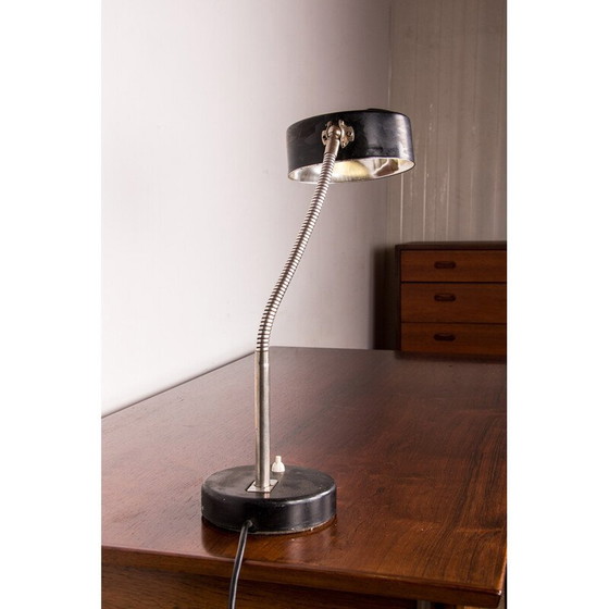 Image 1 of Vintage chrome metal desk lamp by Charlotte Perriand, France 1960