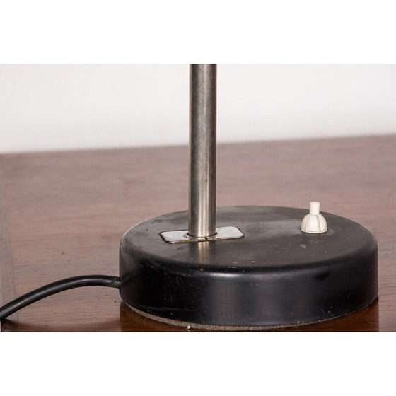 Image 1 of Vintage chrome metal desk lamp by Charlotte Perriand, France 1960