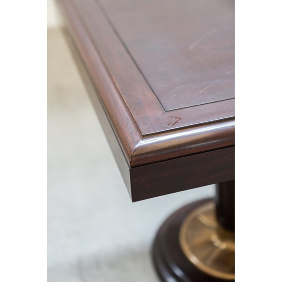 Image 1 of Vintage solid mahogany dining set, 1980