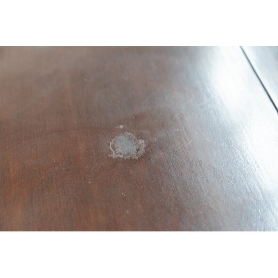 Image 1 of Vintage solid mahogany dining set, 1980