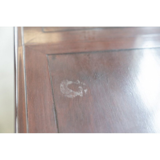 Image 1 of Vintage solid mahogany dining set, 1980