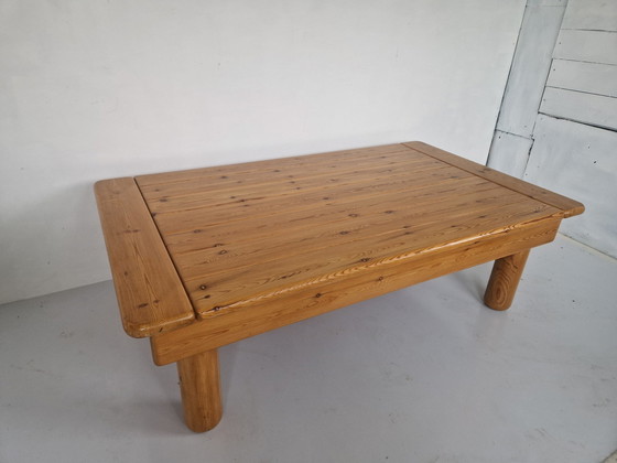 Image 1 of Japandi Style Swedish Pine Coffee Table