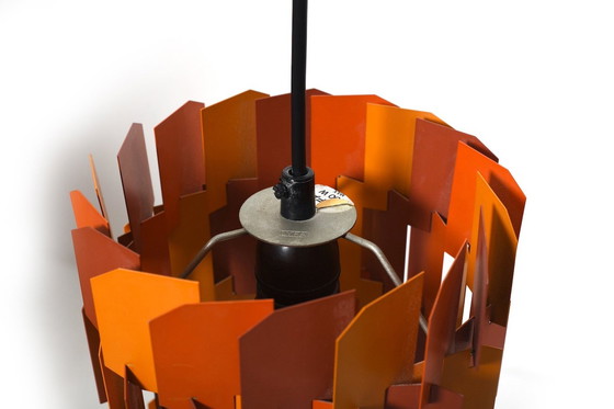 Image 1 of Facet Pendant Lamps by Louis Weisdorf for Lyfa, Denmark, 1960s, Set of 2