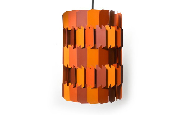 Image 1 of Facet Pendant Lamps by Louis Weisdorf for Lyfa, Denmark, 1960s, Set of 2