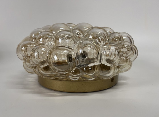 Image 1 of Helena Tynell Ceiling Lamp Bubble Amber Ø 25 Cm Mid - Century