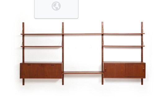 Teak Shelf System by Sven Ellekær for Albert Hansen, 1960s