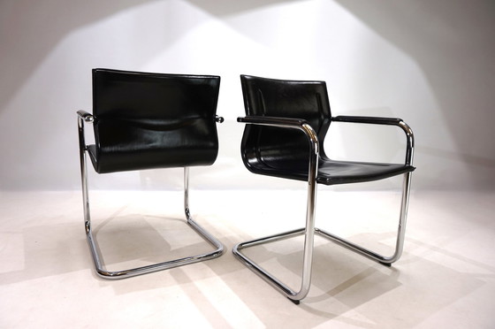 Image 1 of Set Of 2 Matteo Grassi Mg Dining Chairs By Mart Stam