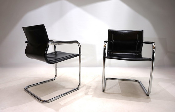 Image 1 of Set Of 2 Matteo Grassi Mg Dining Chairs By Mart Stam