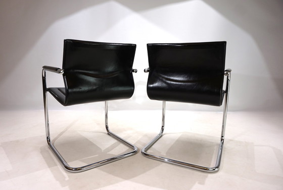 Image 1 of Set Of 2 Matteo Grassi Mg Dining Chairs By Mart Stam