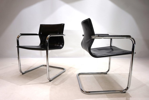 Set Of 2 Matteo Grassi Mg Dining Chairs By Mart Stam