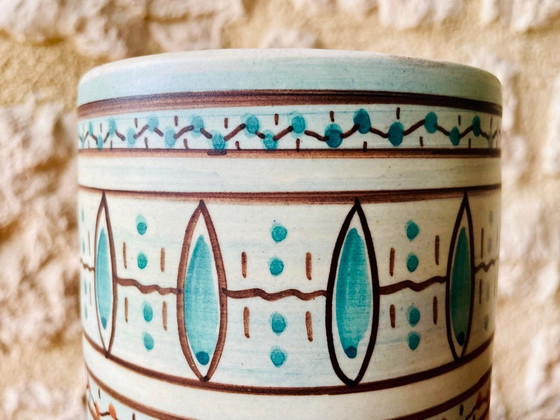 Image 1 of Mid-Century Ceramic Vase By Louis Bacculini, Vallauris, 1960S