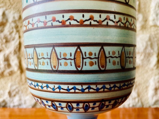 Image 1 of Mid-Century Ceramic Vase By Louis Bacculini, Vallauris, 1960S