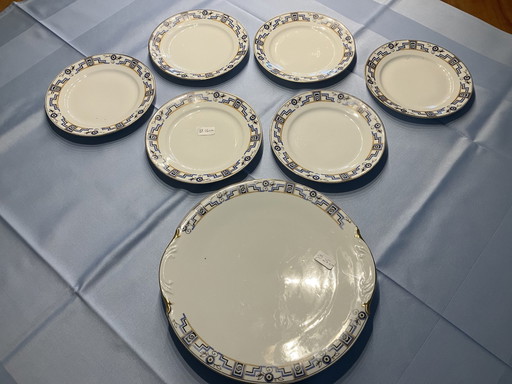 Art Deco Pastry Set