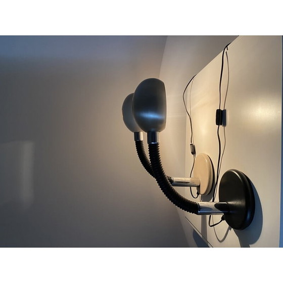 Image 1 of Pair of vintage flexible table lamps by Gammalux, Italy 1960s