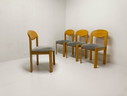4x Vintage dining chairs