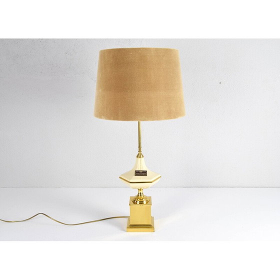 Image 1 of Lampada da tavolo vintage in ottone Mariner Hollywood Regency, Spagna anni '70