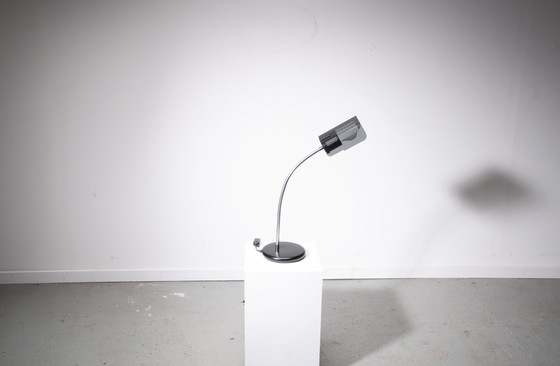 Image 1 of Targetti-Sankey fully adjustable stainless steel Study lamp. New old stock in original box