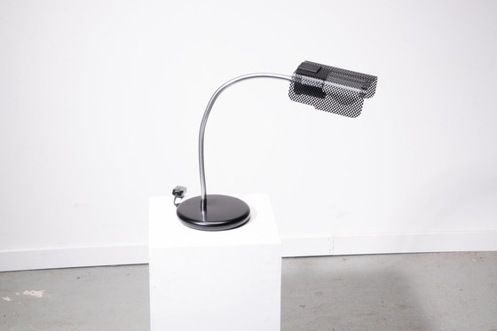 Image 1 of Targetti-Sankey fully adjustable stainless steel Study lamp. New old stock in original box