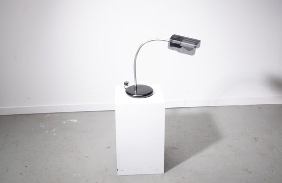 Image 1 of Targetti-Sankey fully adjustable stainless steel Study lamp. New old stock in original box