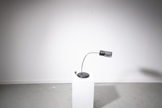 Image 1 of Targetti-Sankey fully adjustable stainless steel Study lamp. New old stock in original box