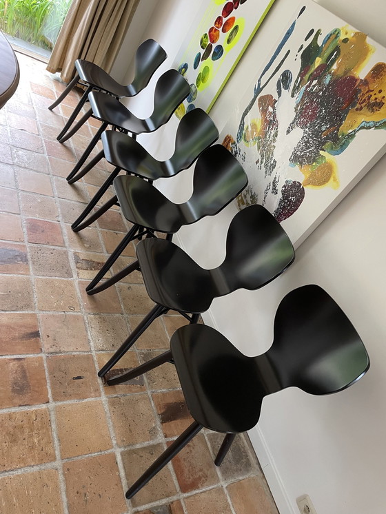 Image 1 of 6x Tulipani chairs by Roderick Vos