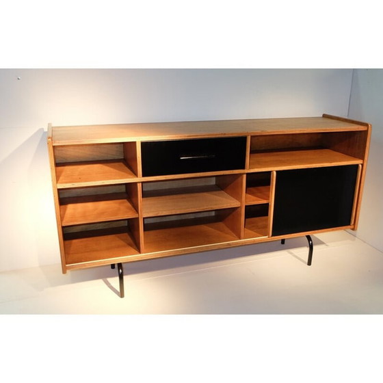 Image 1 of Vintage oakwood highboard by Raphael Raffel, 1950s