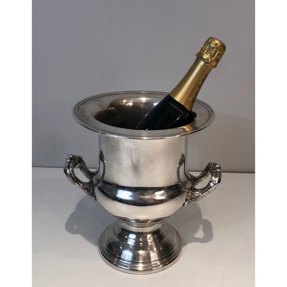 Image 1 of Vintage silver plated champagne bucket, France 1900