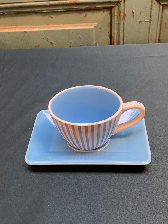 Image 1 of Set Of 4 Espresso Cups With Saucer Lbvyr, Yves Rocher