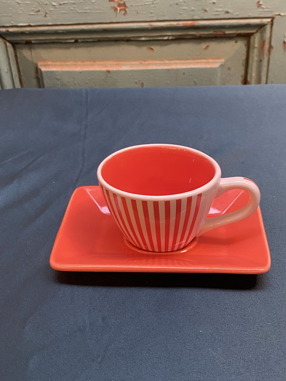 Image 1 of Set Of 4 Espresso Cups With Saucer Lbvyr, Yves Rocher