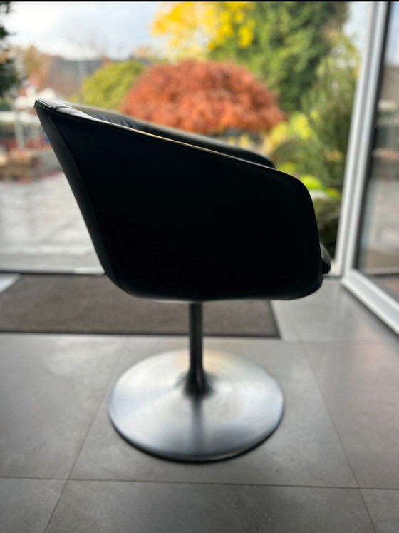 Image 1 of Walter Knoll Design Armchair Bob - Original with tulip base - Set of 2