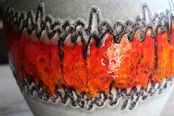 Image 1 of Vase vintage en céramique Allemagne de l'Ouest 1970