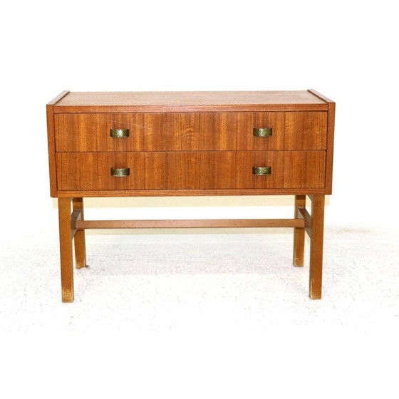 Image 1 of Vintage teak and beech chest of drawers, Sweden 1960