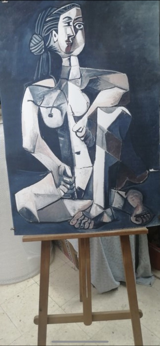 Image 1 of Picasso Art Print Framed