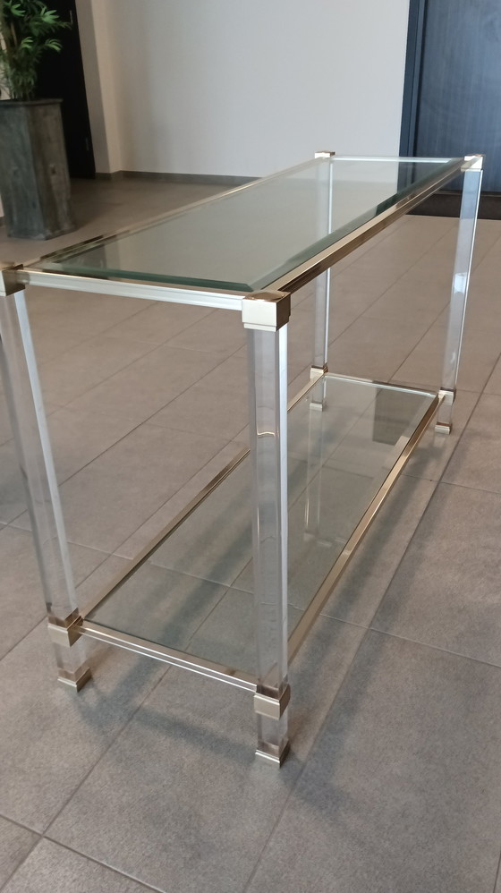 Image 1 of Glass Sidetable