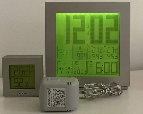 Image 1 of Phillippe Starck Alarm Clock, Weather Station And Radio