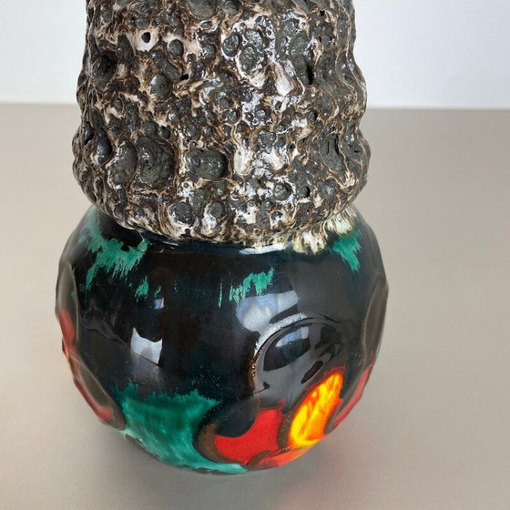 Image 1 of Vaso in ceramica d'epoca in lava grassa di Scheurich Wgp, Germania, anni '70